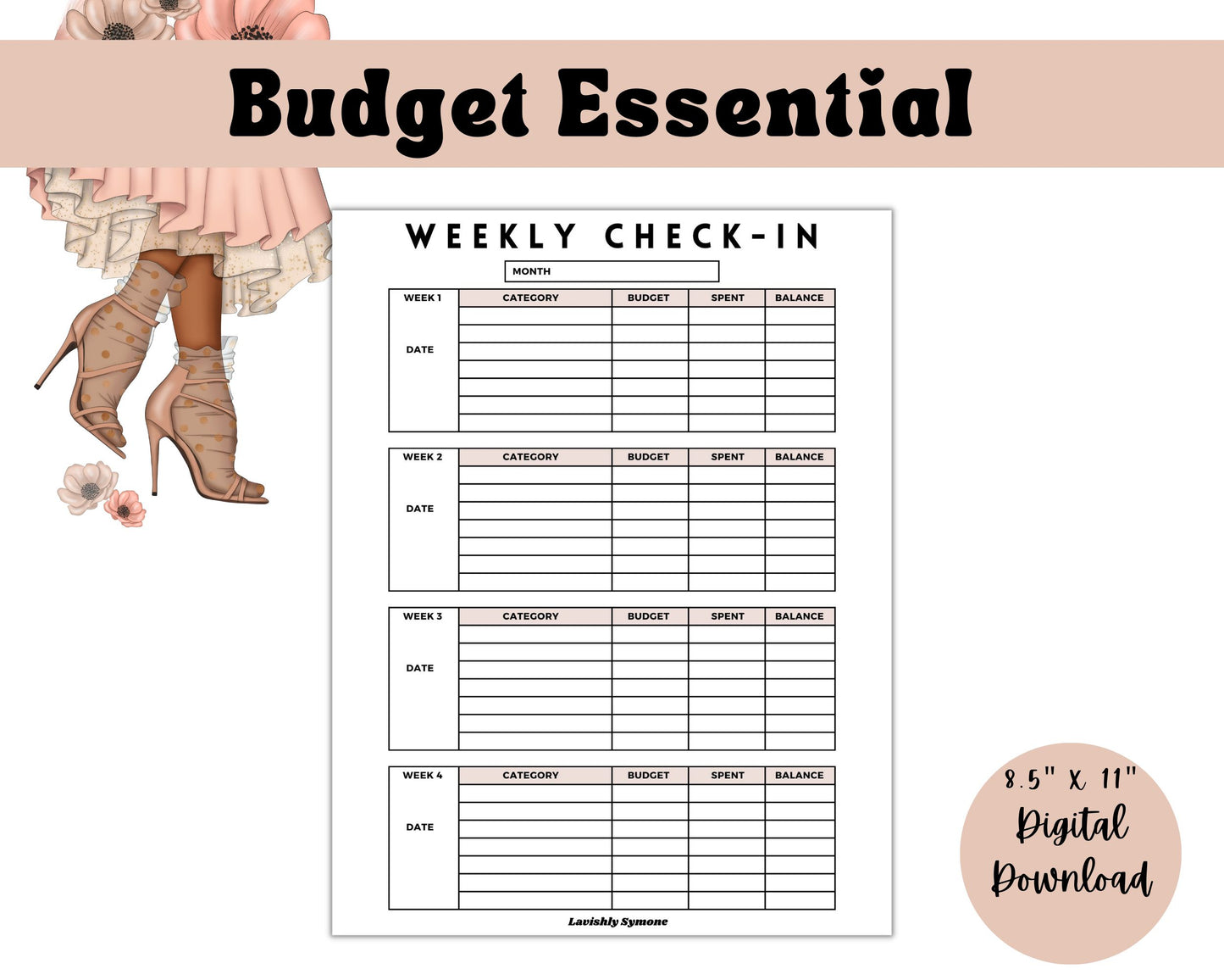 Weekly Check-In | Digital Download