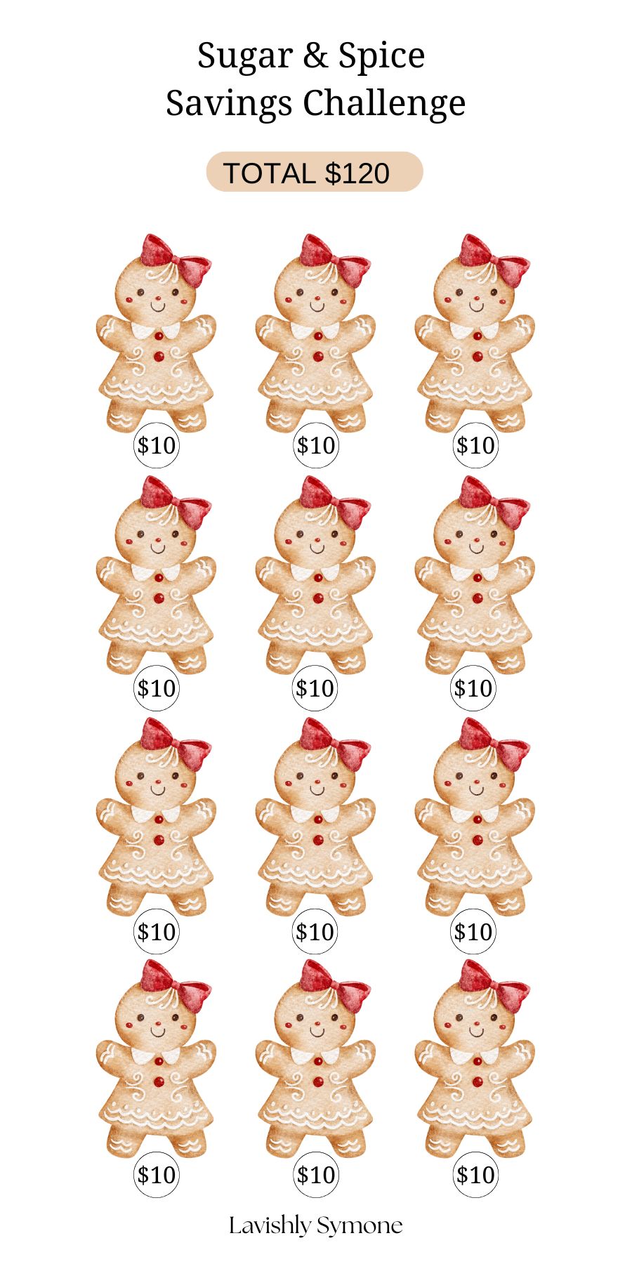 Mrs. Sugar & Spice Gingerbread | Saving Challenge