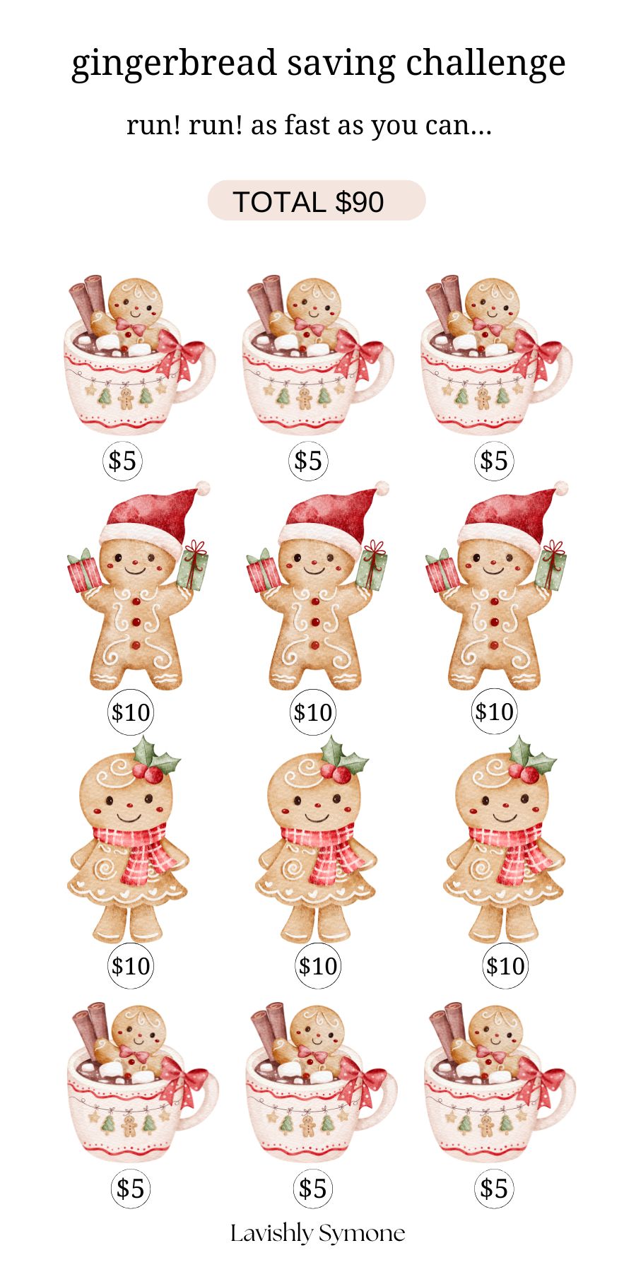 Gingerbread Cookie | Saving Challenge