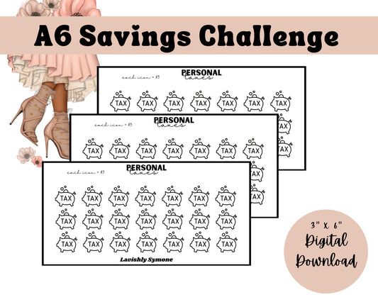 Tax Prep Savings Challenge | Digital Download