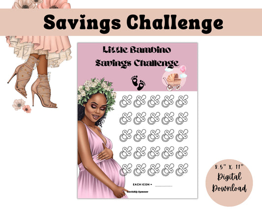 Little Bambino Savings Challenge | Digital Download