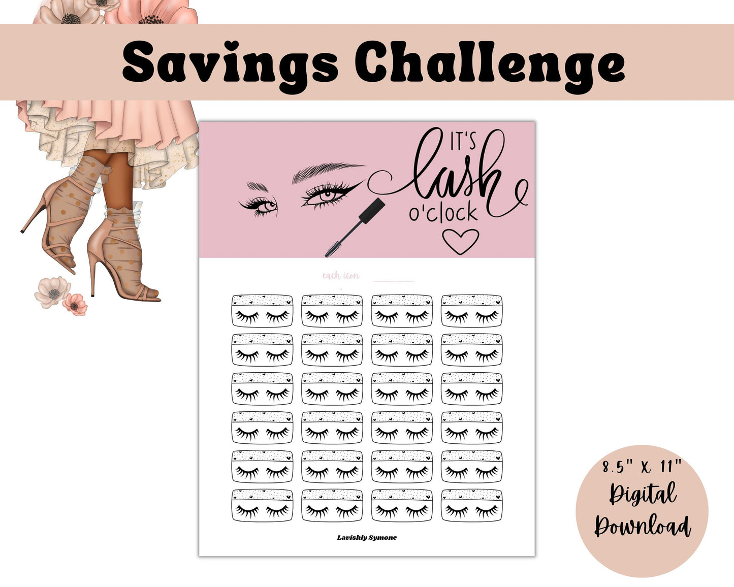 But First Lashes Savings Challenge | Digital Download