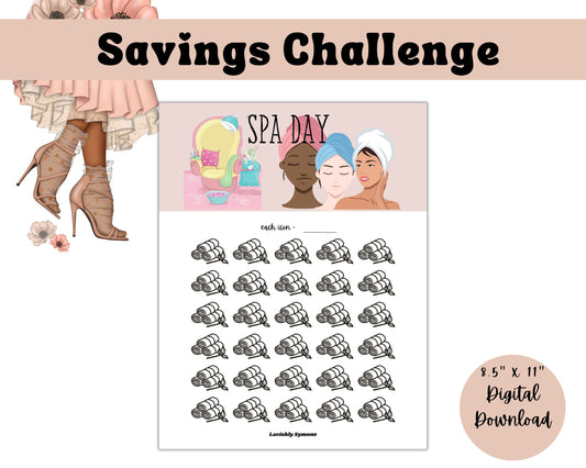 Spa Day Savings Challenge | Digital Download