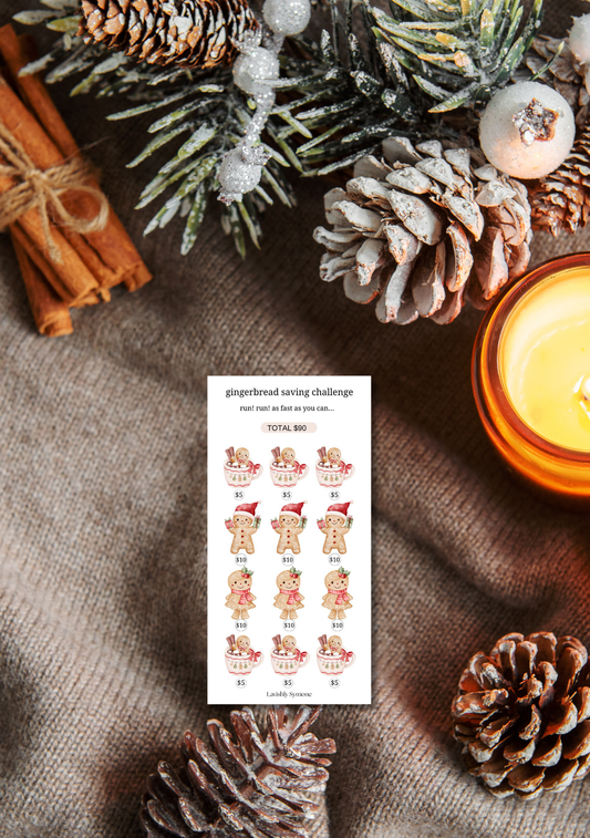 Gingerbread Cookie | Saving Challenge