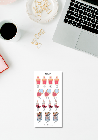 Beauty Saving Challenge | Self-Care Sinking Fund | Printable Savings Tracker