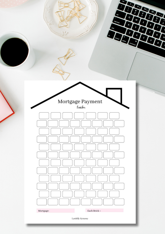 Mortgage Payment Tracker | Digital Download