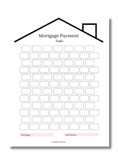 Mortgage Payment Tracker | Digital Download