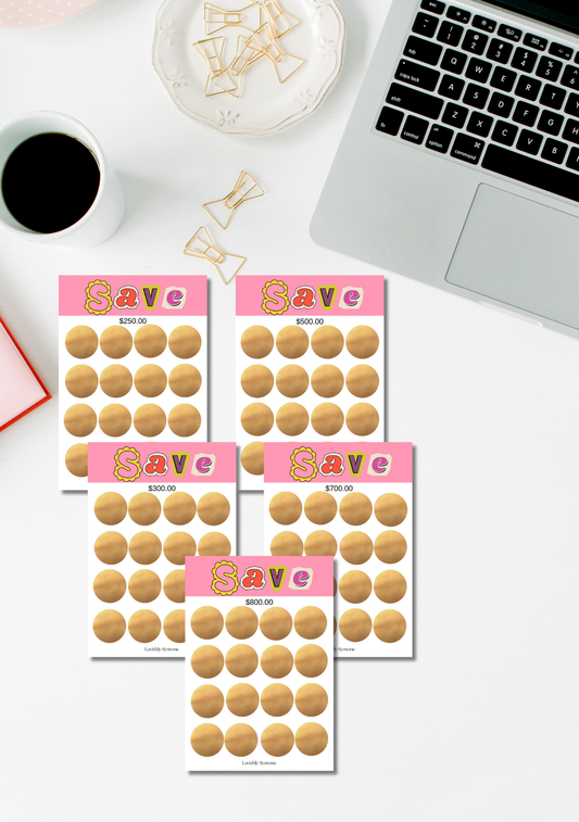 Mystery Scratch off Saving Challenge