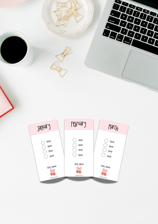 12 Months of Savings – Monthly Saving Challenge