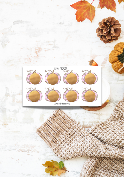 Save $500 | Daisy Autumn Scratch off Saving Challenge