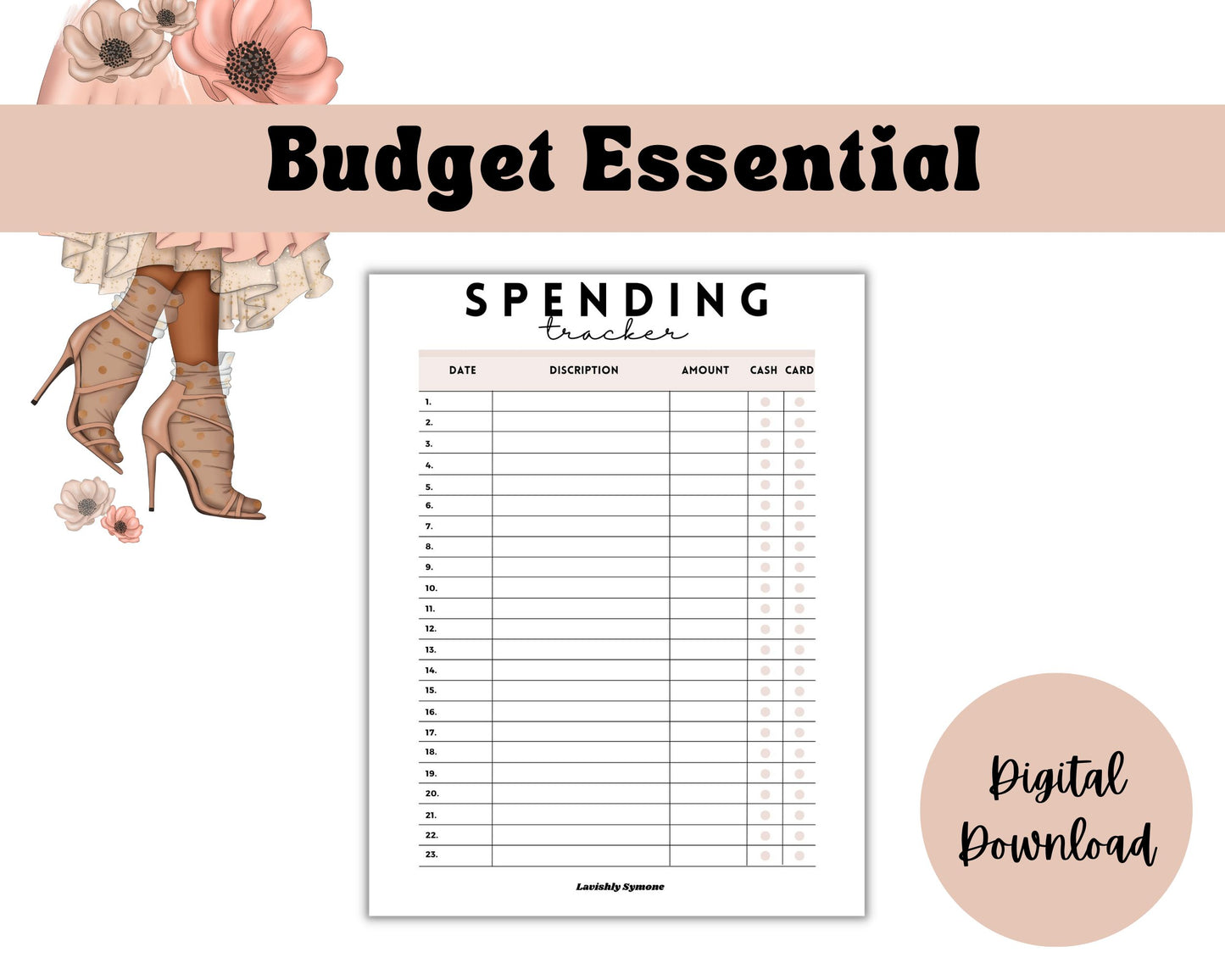 Spending Tracker | Digital Download